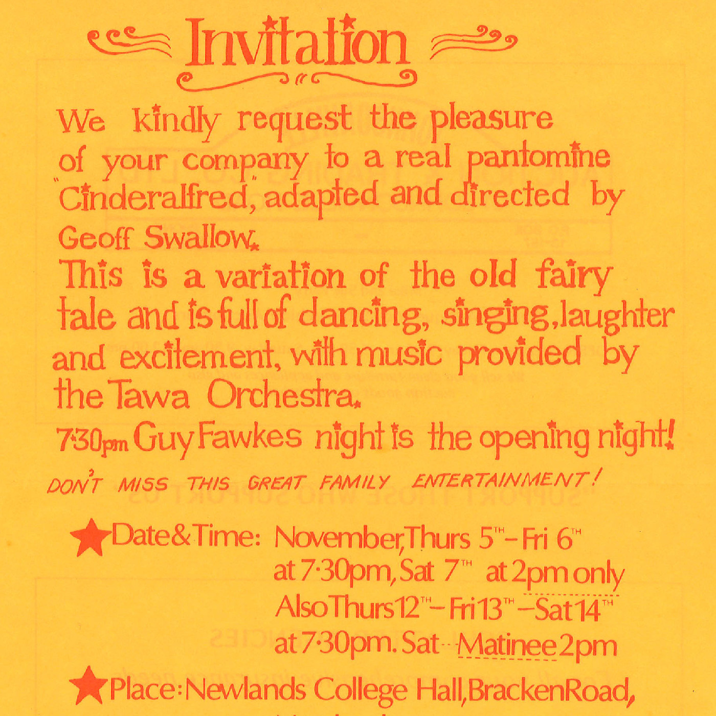 The New Players: "Cinderalfred"