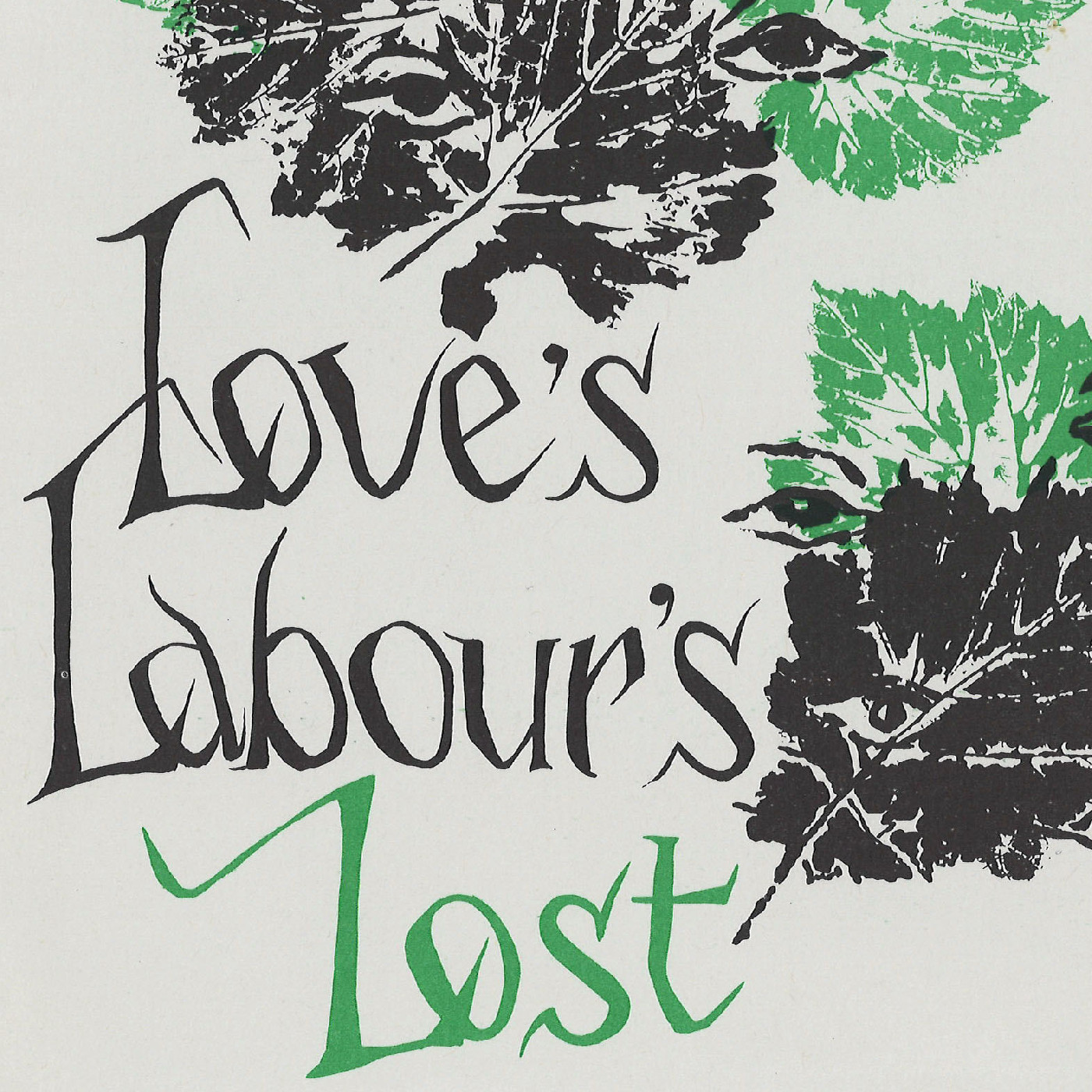 Downstage Theatre: "Love's Labour's Lost"