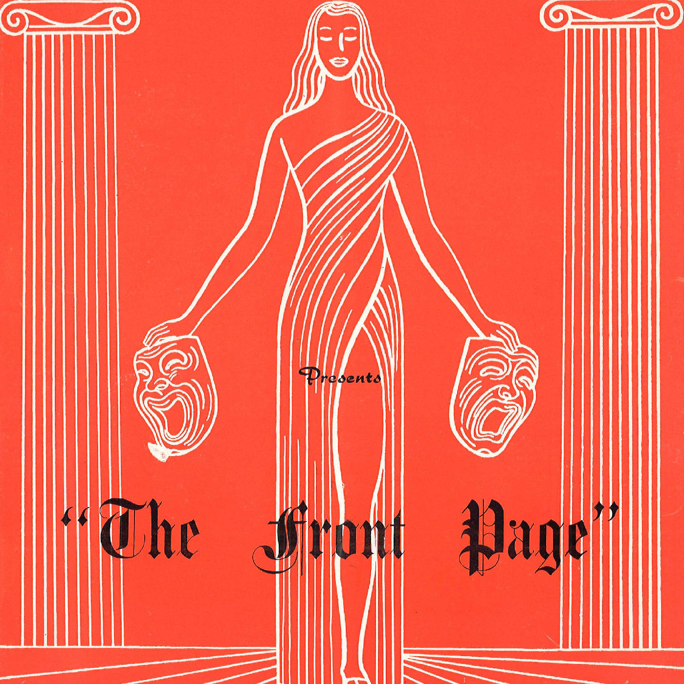 Wellington Repertory Theatre: "The Front Page"