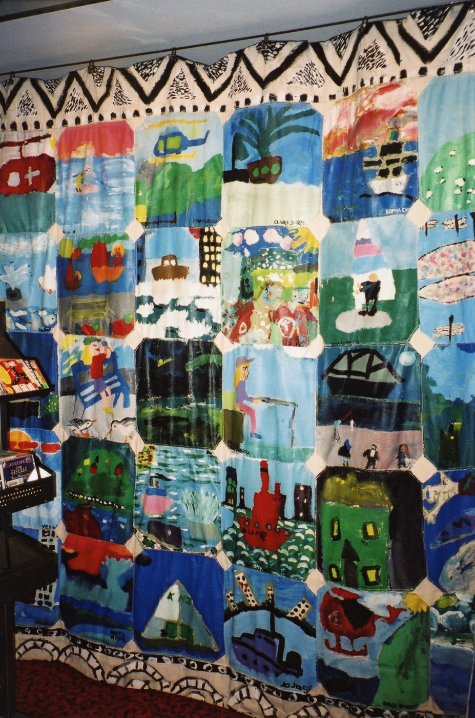 Children's Area artworks, Fergus Collinson | Wellington City Libraries